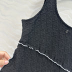 Coco Double C Jacquard Logo Classic One-piece Swimsuit