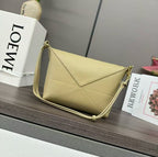 Loewe Puzzle Fold Pouch Light Yellow Nappa Calfskin
