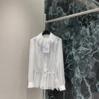 CC READY-TO-WEAR – WHITE SHEER ORGANZA BLO