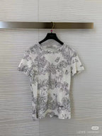 CD T-Shirt White Cotton Style 1