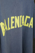 Balen  Logo Blue Jersey T-Shirt