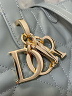 MINI TOUJOURS BUCKET BAG 18 IN GREY CANNAGE CALFSKIN
