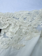 MIUMIU 25S STRAPPY DRESS IN WHITE 918243