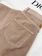 CD 25S STRAIGHT JEANS SMOKY PINK COTTON
