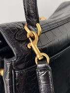 Balenciaga Rodeo Tote Bag Black Calfskin