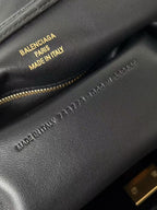 Balenciaga Rodeo Tote Bag Black Calfskin