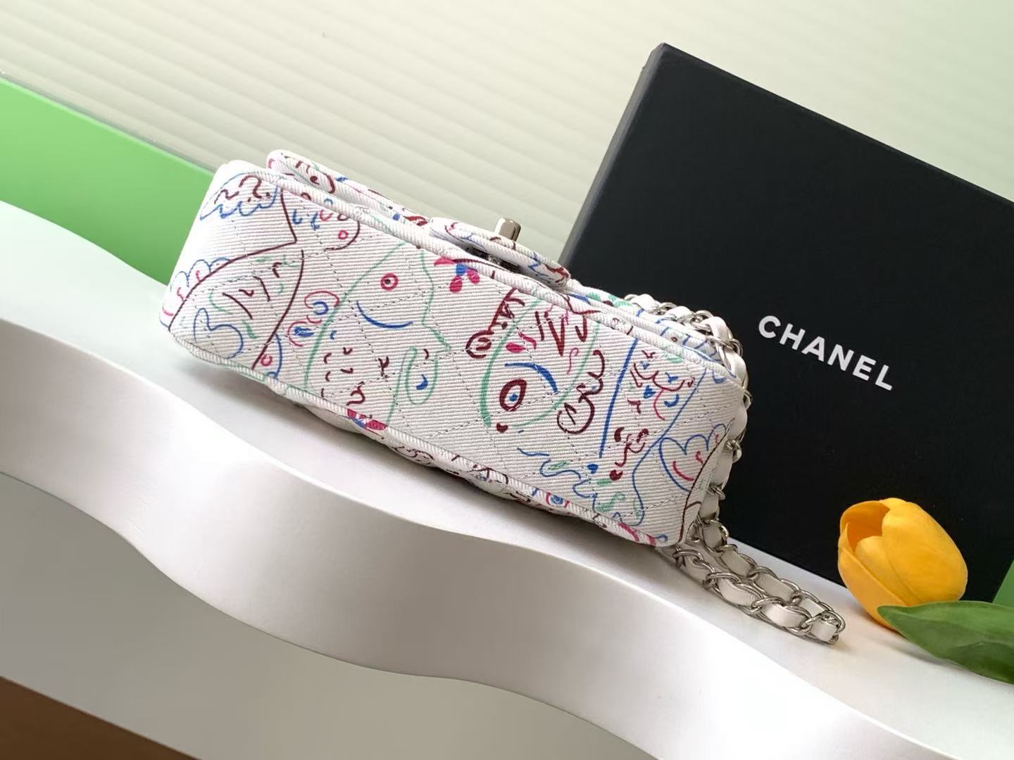 Chanel 25 Colorful Bag Canvas