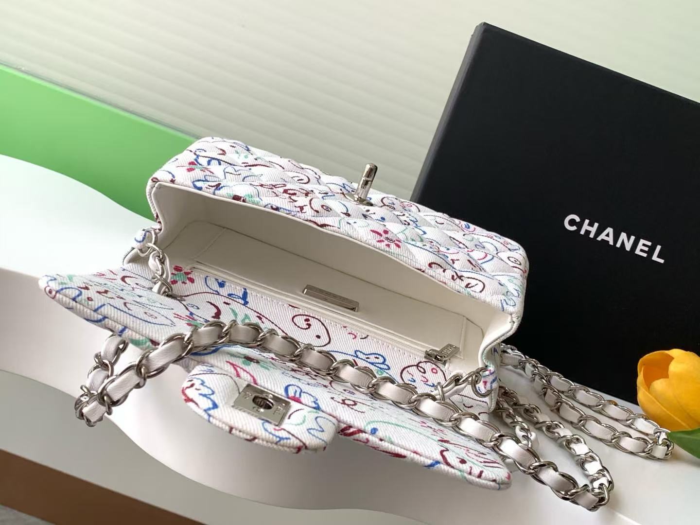 Chanel 25 Colorful Bag Canvas