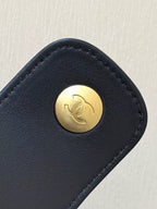 CC SHOULDER BAG 36 IN BLACK QUILTED CALFSKIN