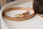 LV Pochette Accessoires Handbag 24cm in Dark Brown Monogram Canvas