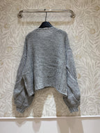 LOEWE SWEATER IN GREY KNITTING