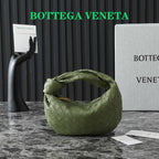 BV MINI JODIE 28CM MATCHA GREEN LAMBSKIN LEATHER