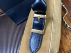 CC SHOULDER BAG 29 IN BLACK AND BROWN SUEDE AND CALFSKIN