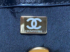 CC SHOULDER BAG 29 IN BLACK AND BROWN SUEDE AND CALFSKIN