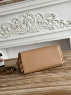 Hermes Mini 24 24 Bag Beige Gold Leather