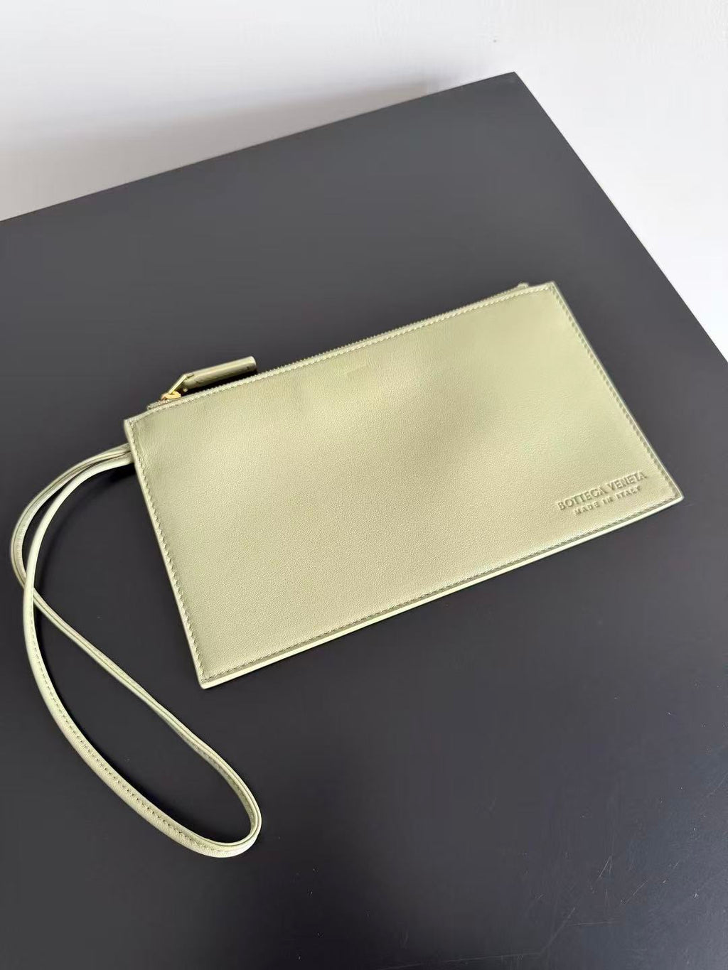 BV Reversible Tote Bag 43cm Intreccio Pistachio Green Chocolate Calfskin Suede