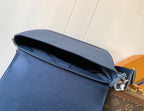 LV Aerogram messenger bag blue cowhide M21363