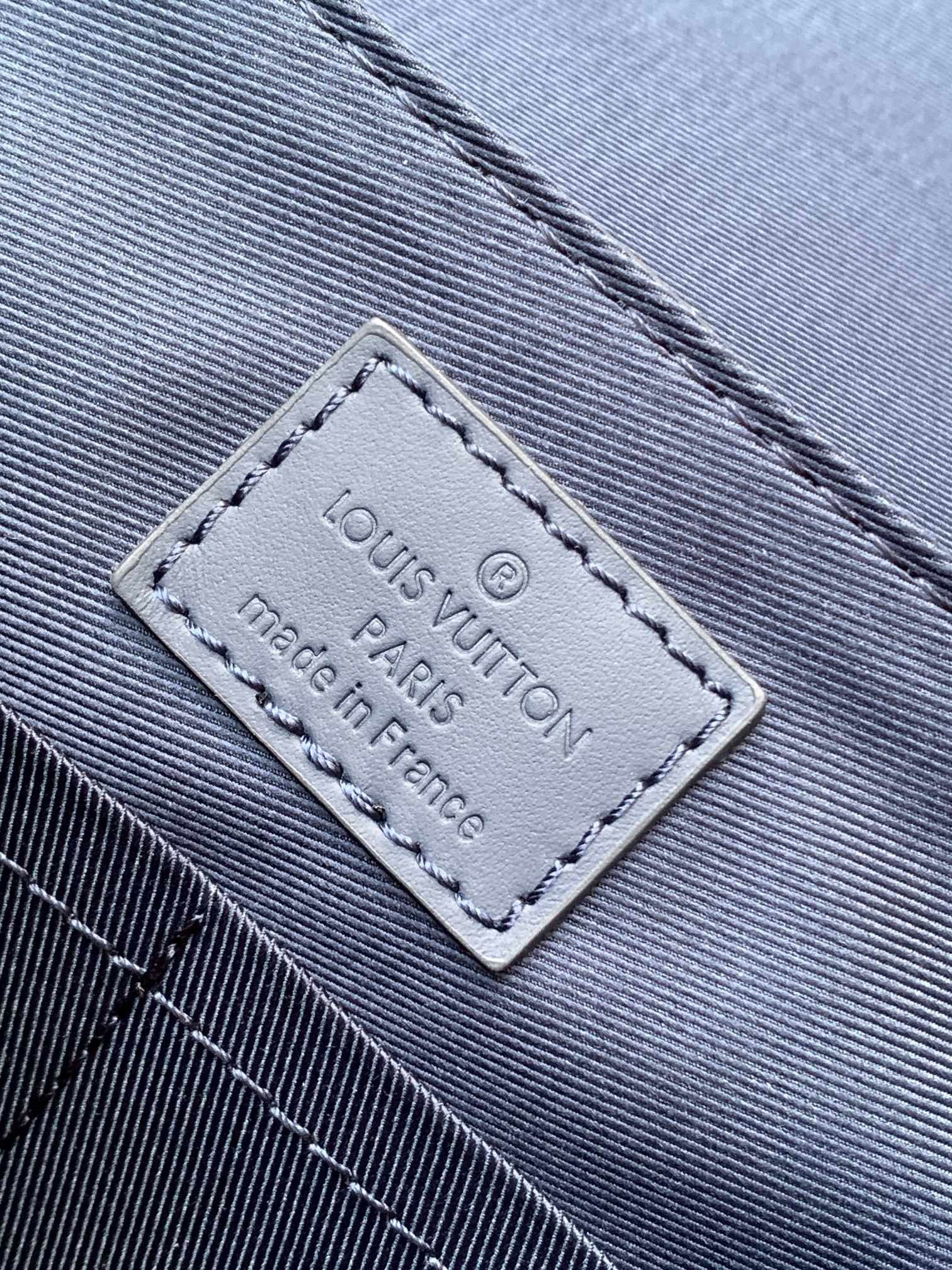 LV Aerogram messenger bag blue cowhide M21363