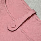HM Evelyne 23cm Pink Togo Silver Hardware
