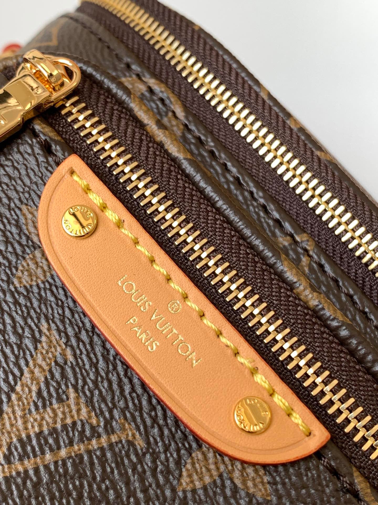 LV Mini Bumbag Front Pocket 17cm Monogram Empreinte Cowhide M82335