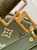 LV Keepall Bandoulière 50 Green  Monogram Surplus Canvas