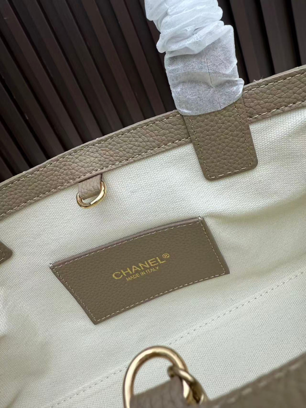 CC SMALL TOTE BAG 30CM TOGO  LEATHER