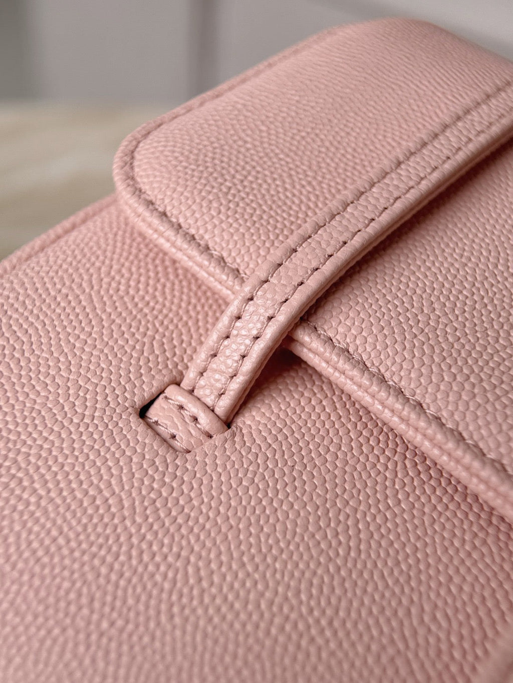 Chanel 26 Shoulder Bag 17 Pink Sheepskin Leather
