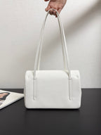 Chanel 26 Shoulder Bag 22cm White Caviar Leather