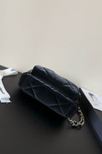 CC 25/56 Small Zipped Case Black Velvet GHW