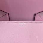HM Della Cavalleria Mini Bag Light Pink Epsom Leather