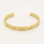 LOVE BRACELET 6.1MM OPEN CUFF GOLD