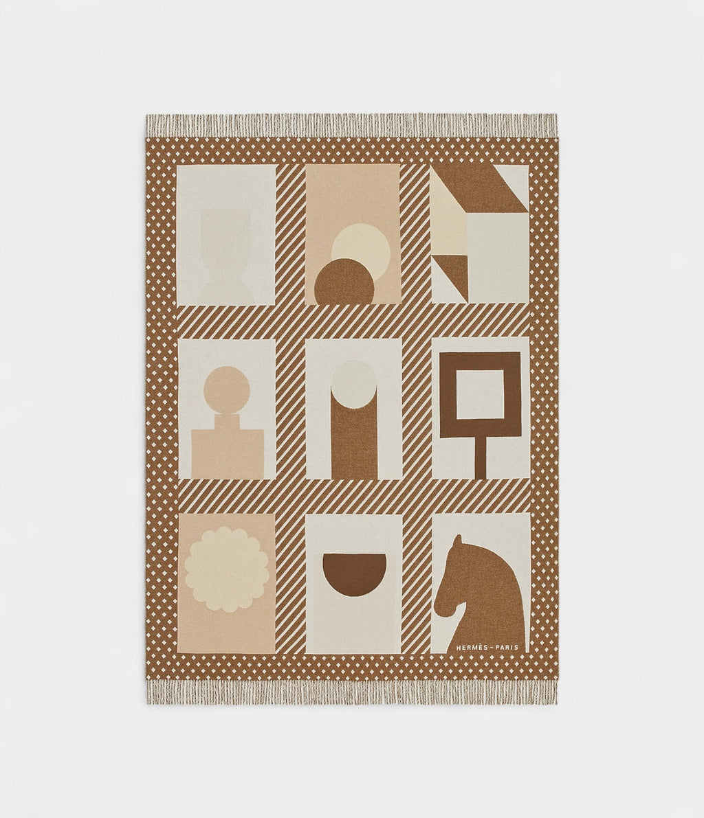 Les Objets du Faubourg Blanket A Tribute to Iconic Design