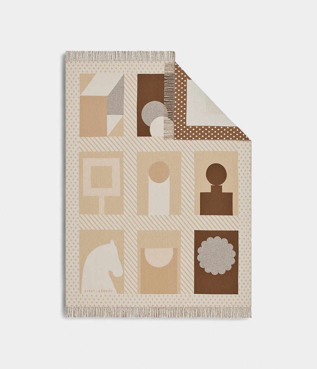 Les Objets du Faubourg Blanket A Tribute to Iconic Design