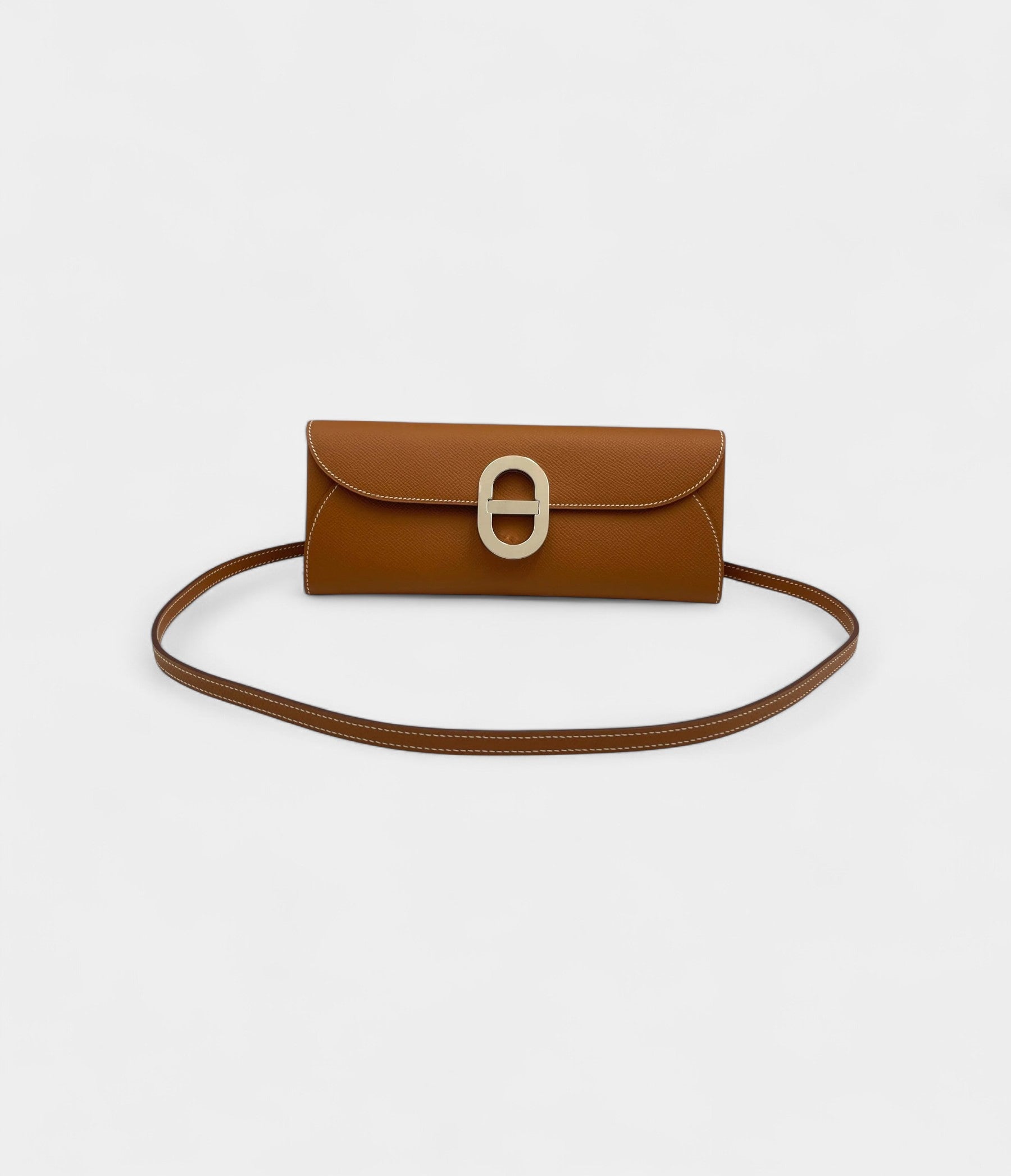 Maillon To Go Gold Wallet On Chain in Epsom, Brushed Palladium hardware