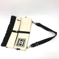 CHNL -  Shoulder Bag canvas white CC COCO Mark New travel line Women Used