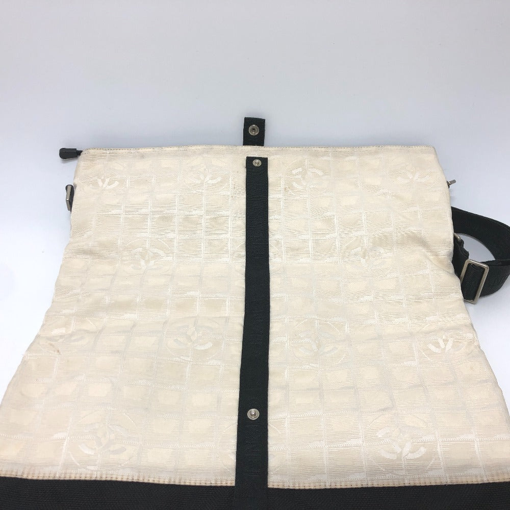 CHNL -  Shoulder Bag canvas white CC COCO Mark New travel line Women Used