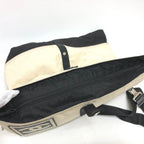 CHNL -  Shoulder Bag canvas white CC COCO Mark New travel line Women Used
