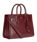 YLS SAC DE JOUR BABY IN EMBOSSED CROCODILE SHINY LEATHER