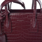 YLS SAC DE JOUR BABY IN EMBOSSED CROCODILE SHINY LEATHER