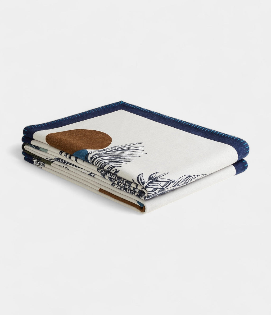 The HMCocotillons Blanket seamlessly blends artistic flair
