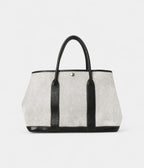 Toile Buffle Skipper Garden Party 36 MM Tote Black