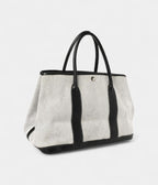 Toile Buffle Skipper Garden Party 36 MM Tote Black