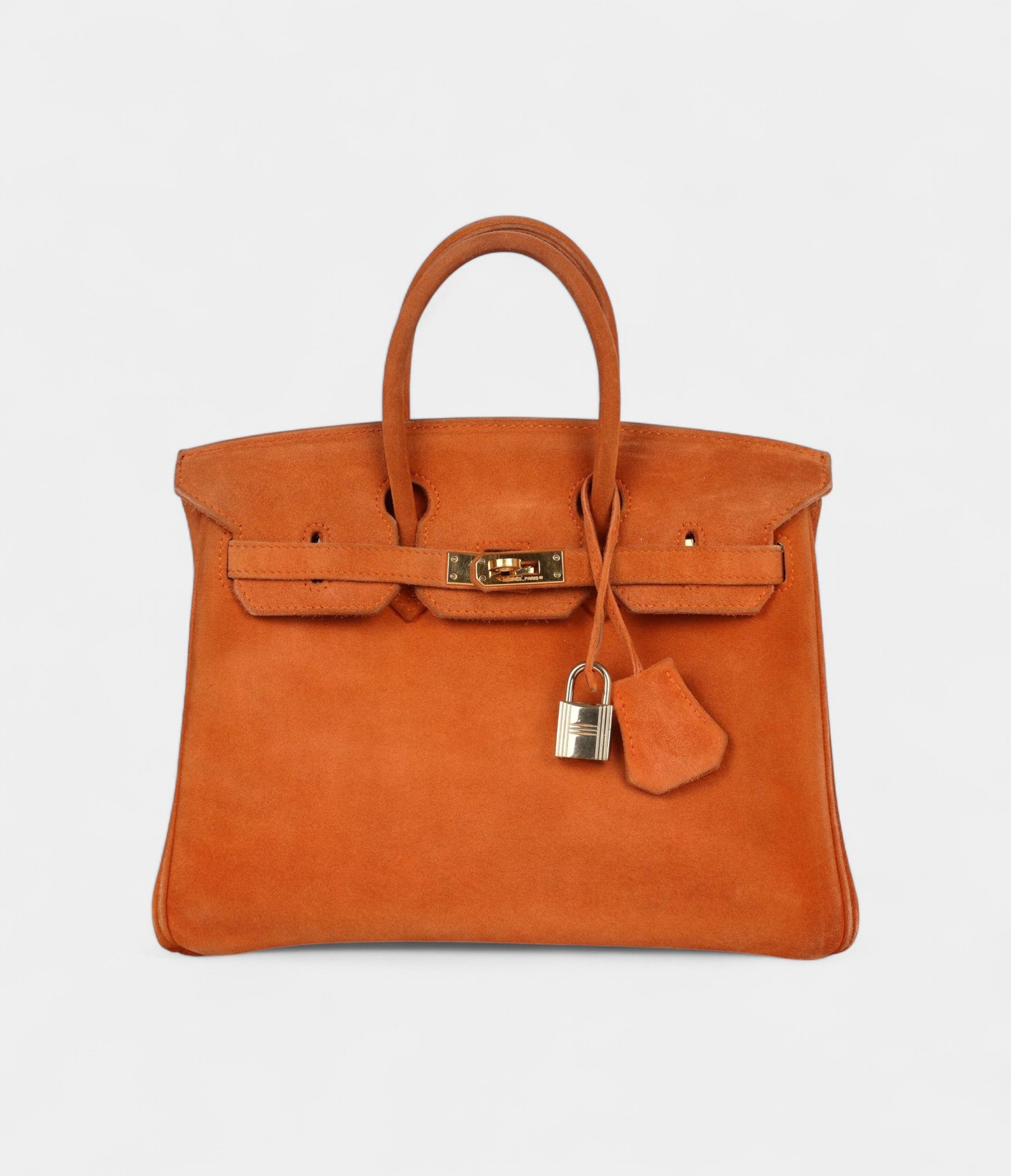 Vintage  HM BK 25 Orange Doblis Gold Hardware