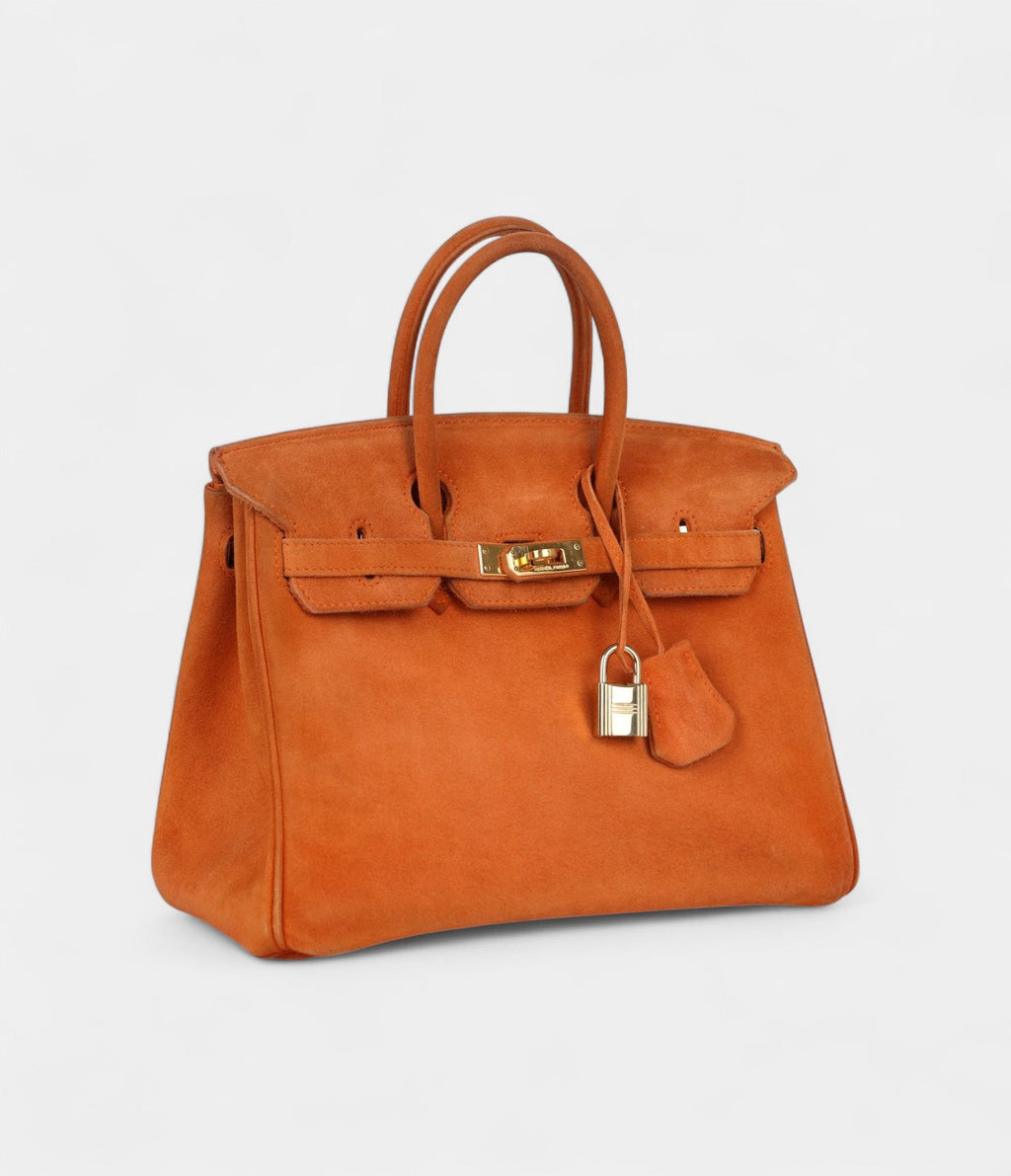 Vintage  HM BK 25 Orange Doblis Gold Hardware