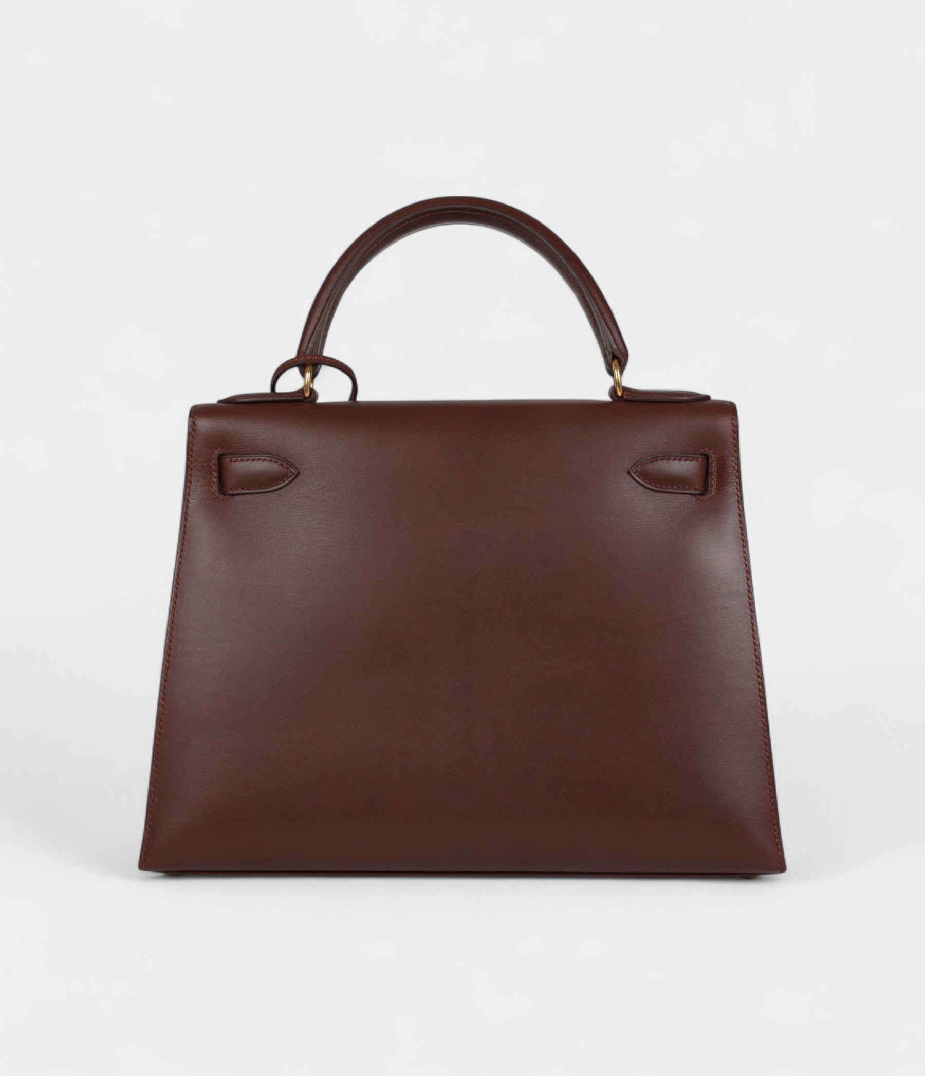 Hermes Kelly 28 Noisette Box Gold Hardware