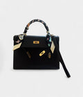 HMKelly 32 Black Box Calfskin Palladium Hardware