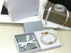 THE CD LETTER SIMPLE PEARL BRACELET