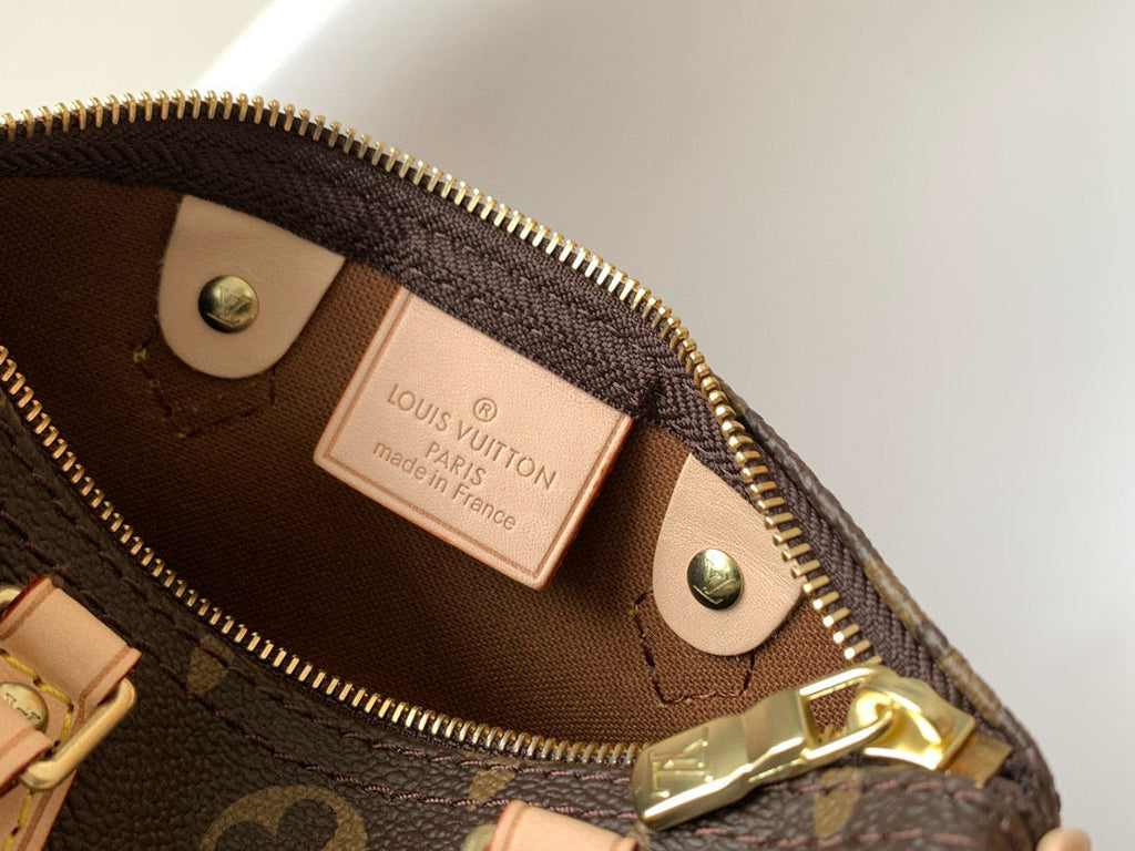 SPEEDY BANDOULIERE NANO 16CM MONOGRAM CANVAS