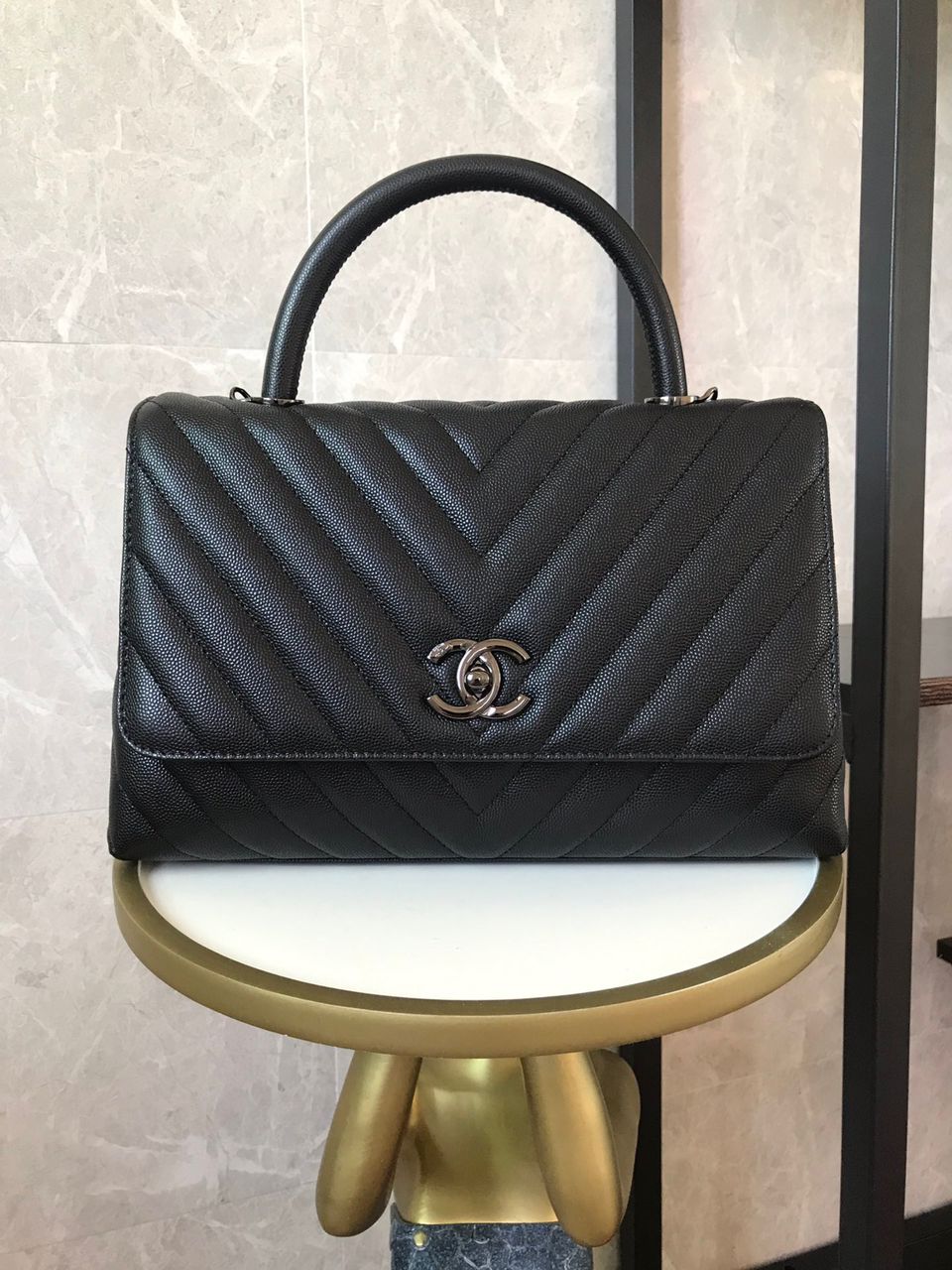 CHL - Maxi Flap Bag Black For Women 11.4in/29LO