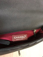 CHL - Maxi Flap Bag Black For Women 11.4in/29LO